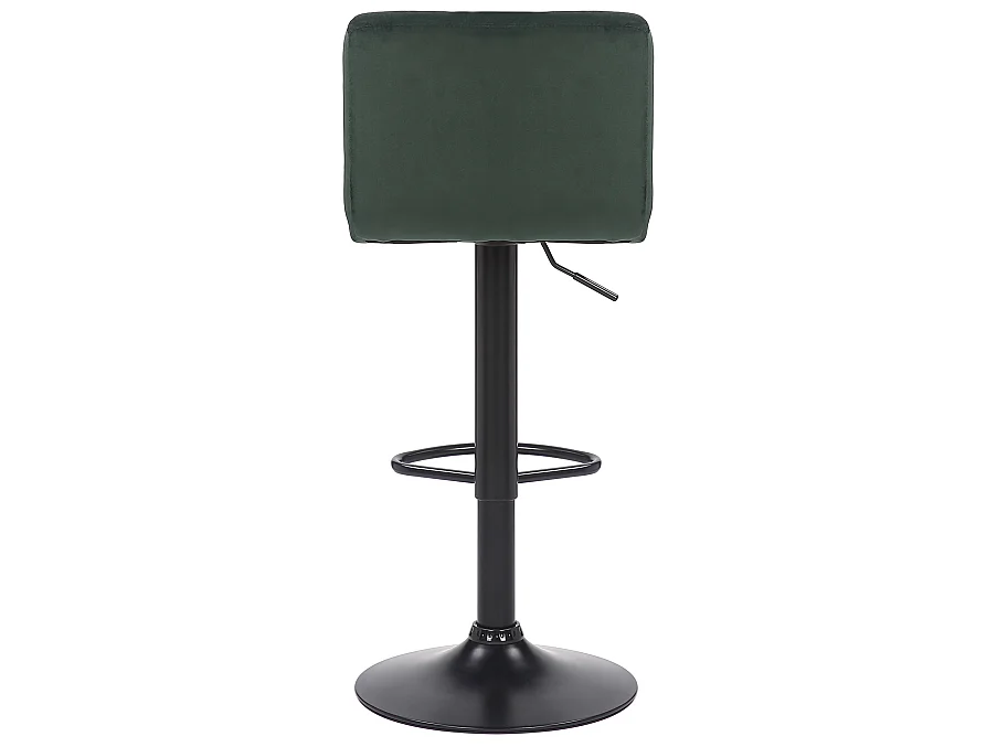 Lot de 2  Tabouret de bar - Velours & Blanc - Vert - Feni