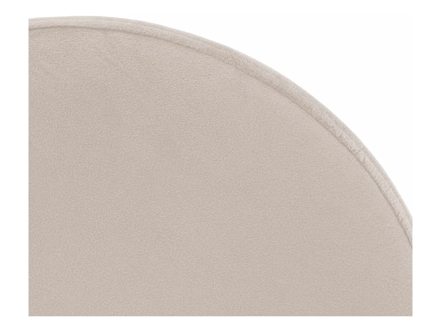 Tabouret de bar - Velours & Noir - Crème - Ponte