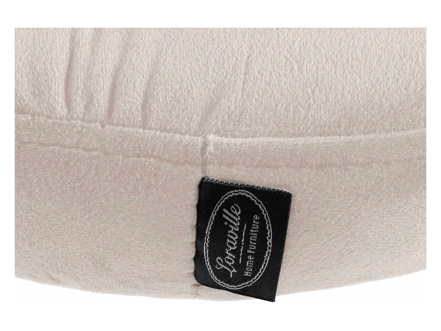 Tabouret de bar - Velours & Noir - Crème - Ponte