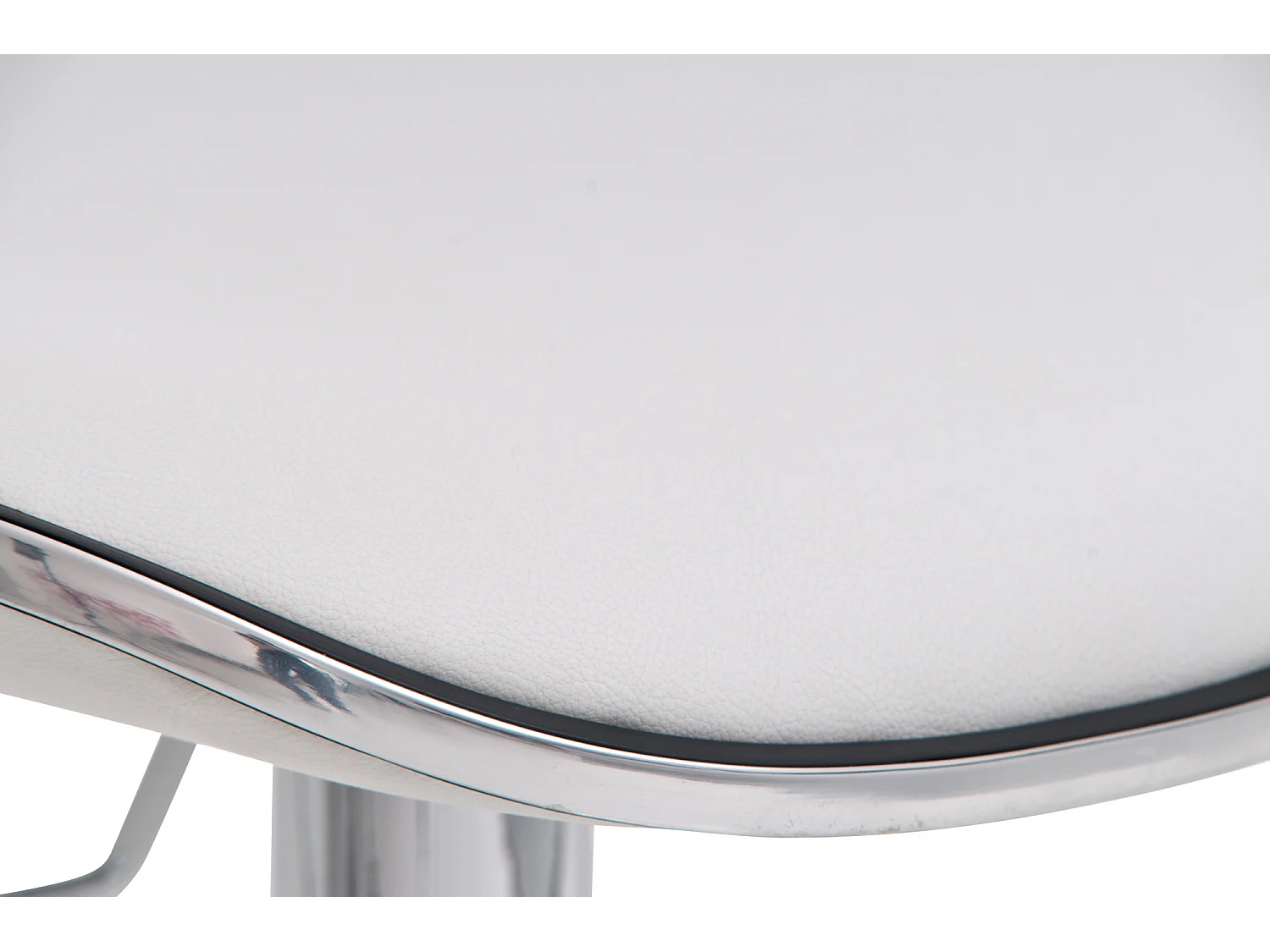 Set van 2  Barkruk - Kunstleer - wit - Shanghai