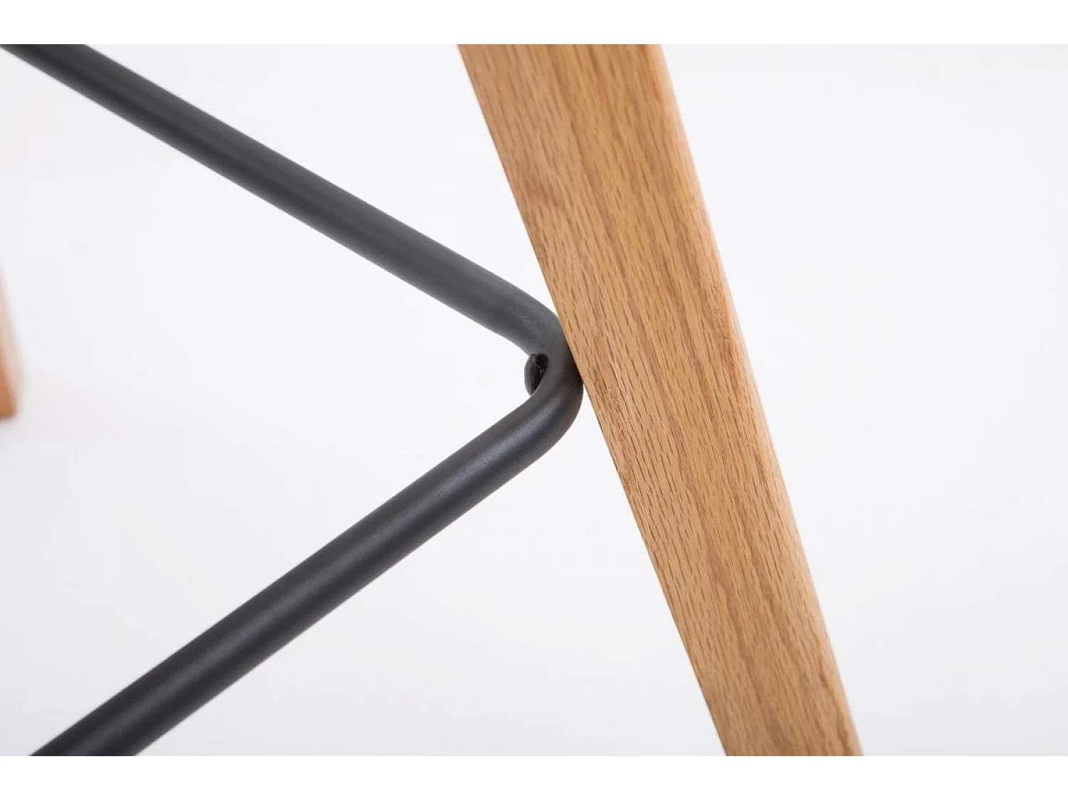 Tabouret de bar - Tissu & Bois - Vert - Metz