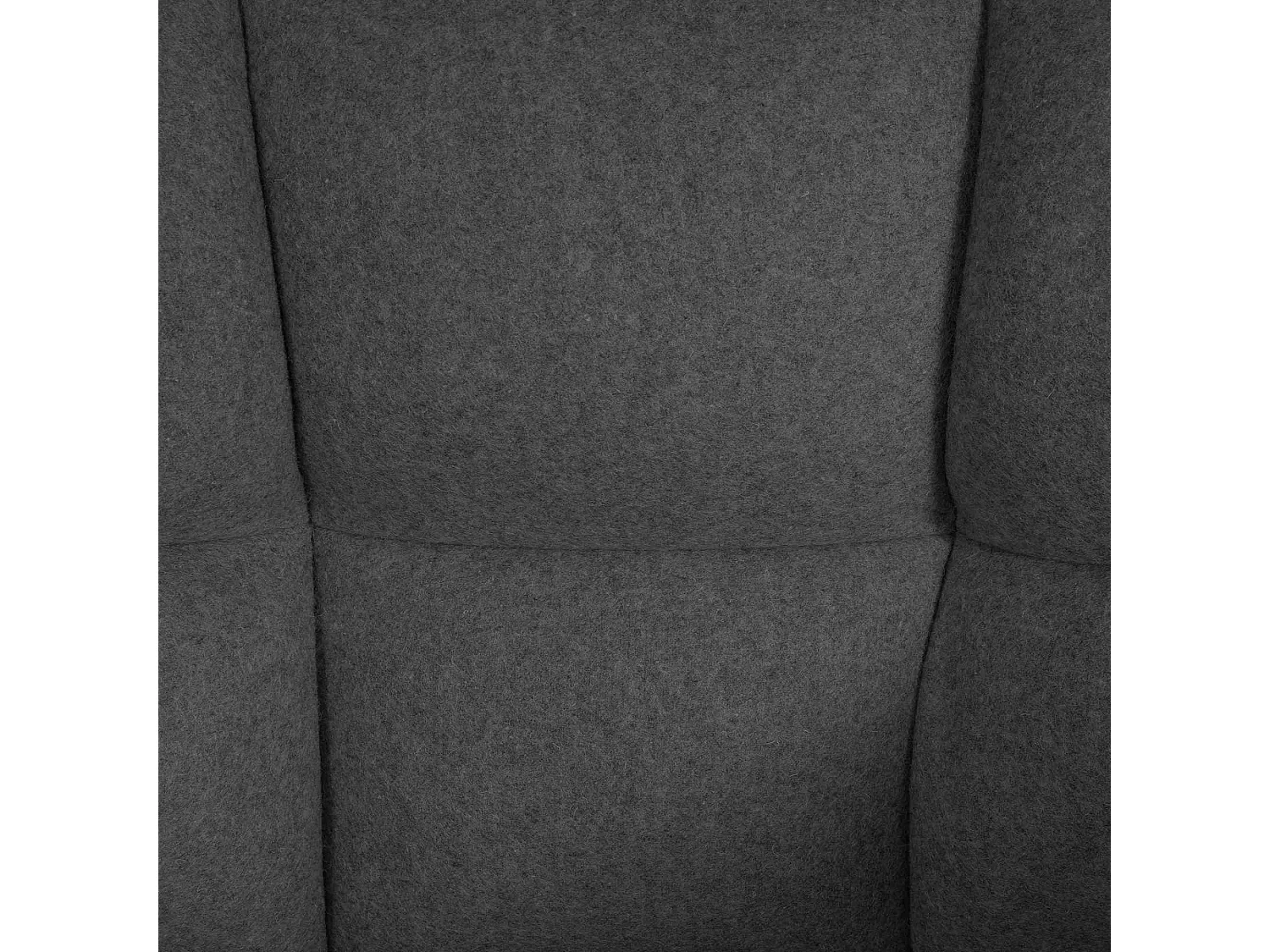 Tabouret de bar - Feutrine & Noir - Anthracite - Damaso