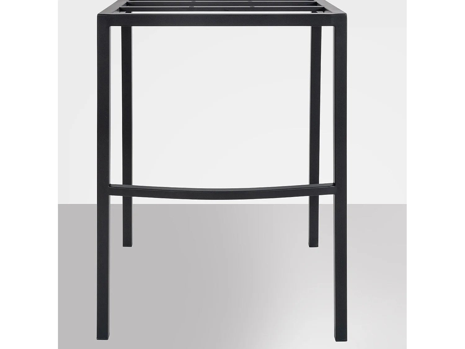Tabouret de bar - Feutrine & Noir - Anthracite - Damaso