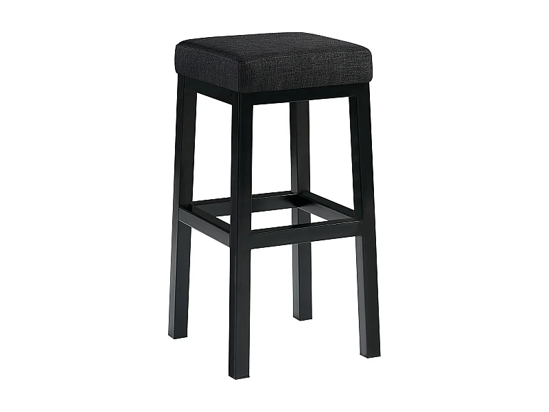 Tabouret de bar - Tissu - Gris foncé - Taylor