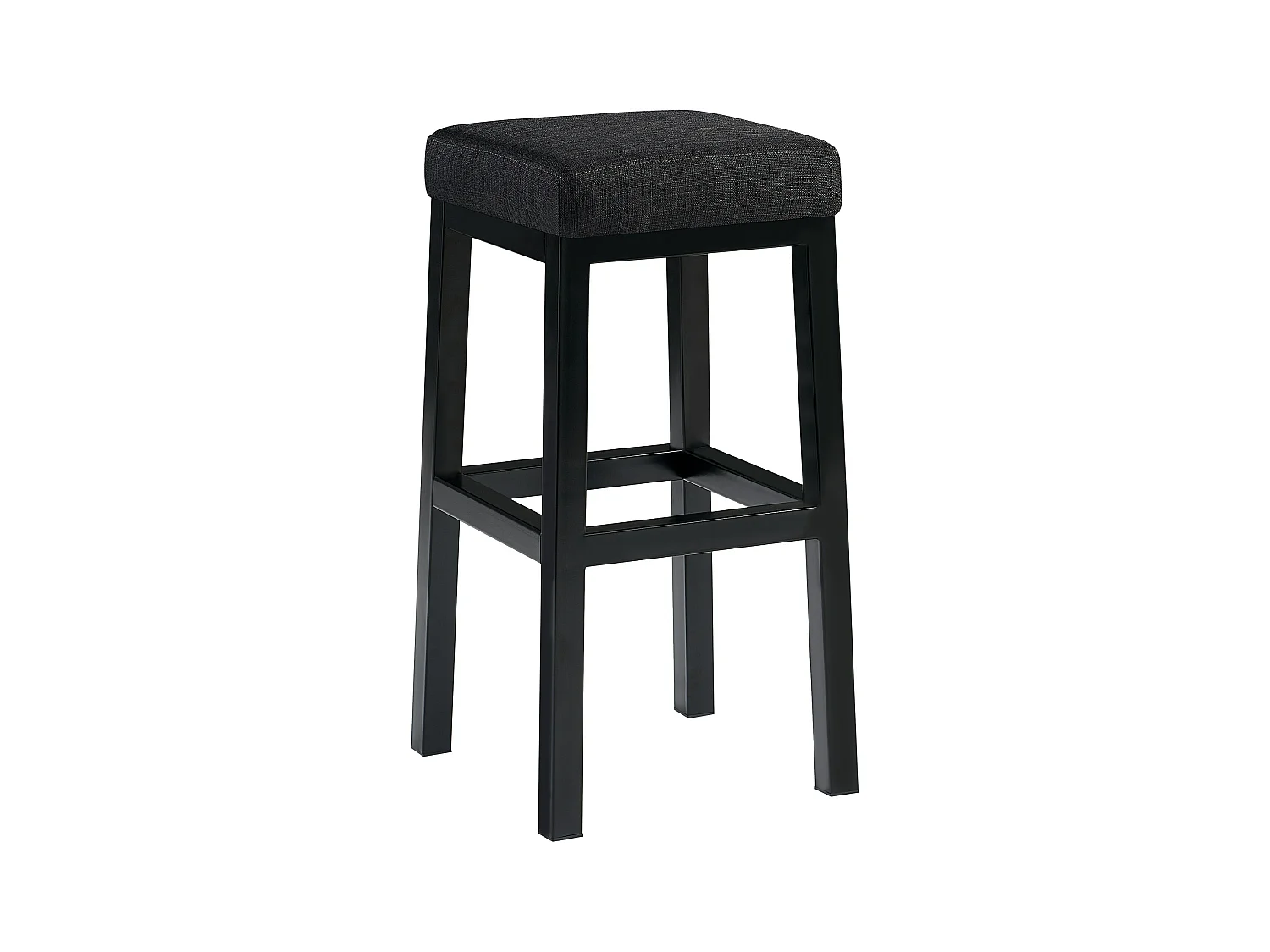 Tabouret de bar - Tissu - Gris foncé - Taylor