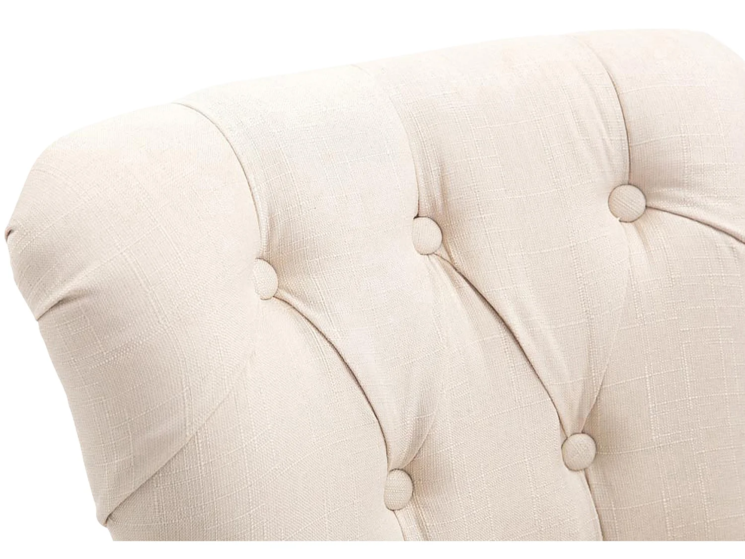 Barkruk - Stof & Hout - creme - Lakewood