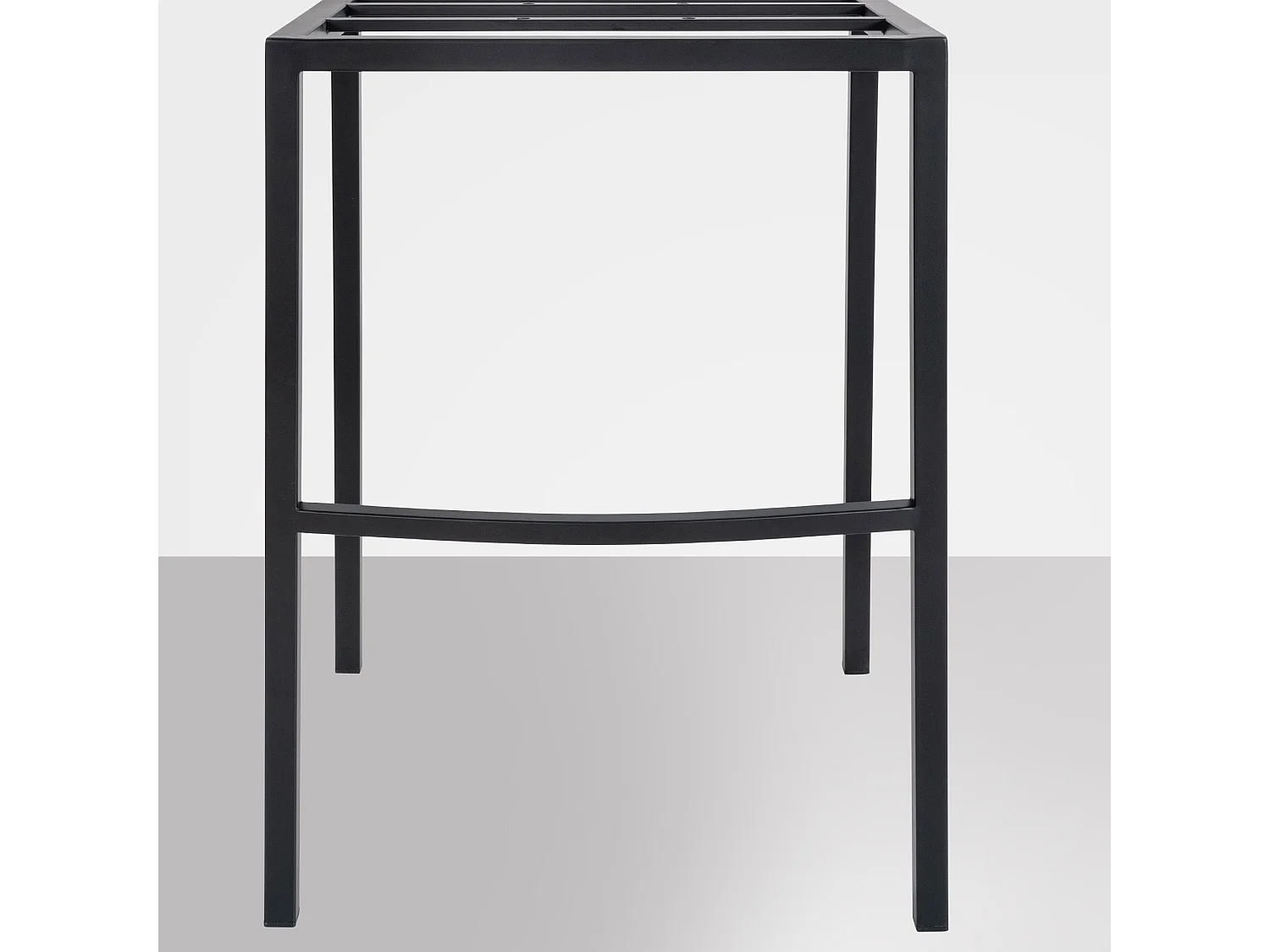 Tabouret de bar - Velours & Noir - Gris - Damaso