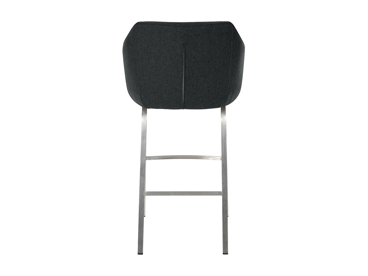 Tabouret de bar - Feutrine & Métal - Anthracite - Monea