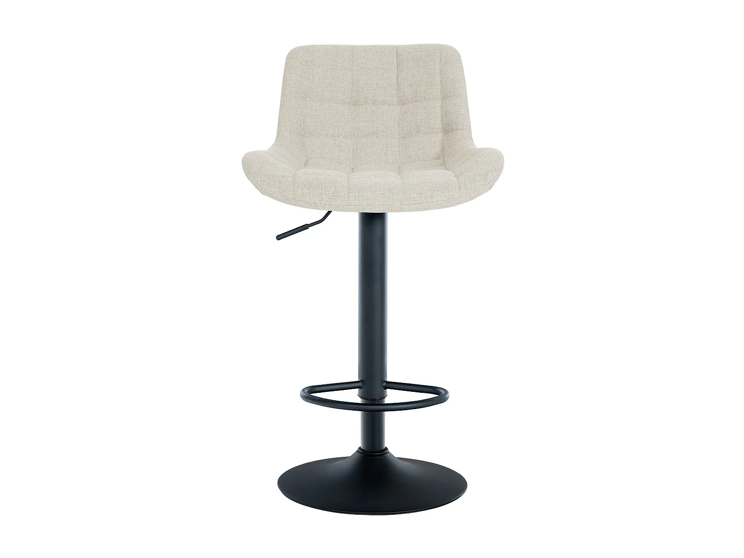 Tabouret de bar - Tissu - Crème - Tover