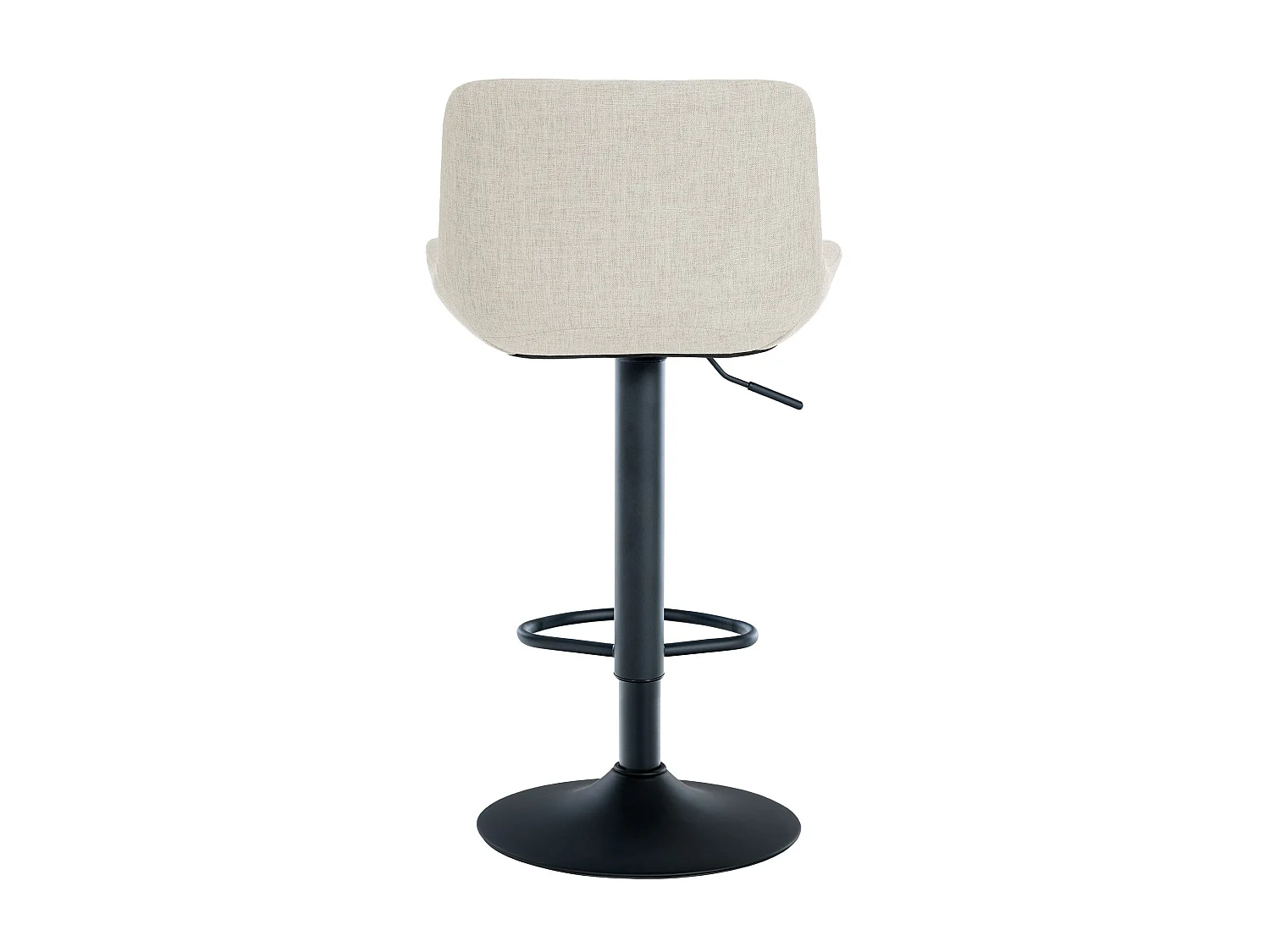 Tabouret de bar - Tissu - Crème - Tover