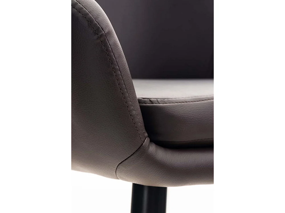 Barhocker - Kunstleder & Holz - braun - Grant