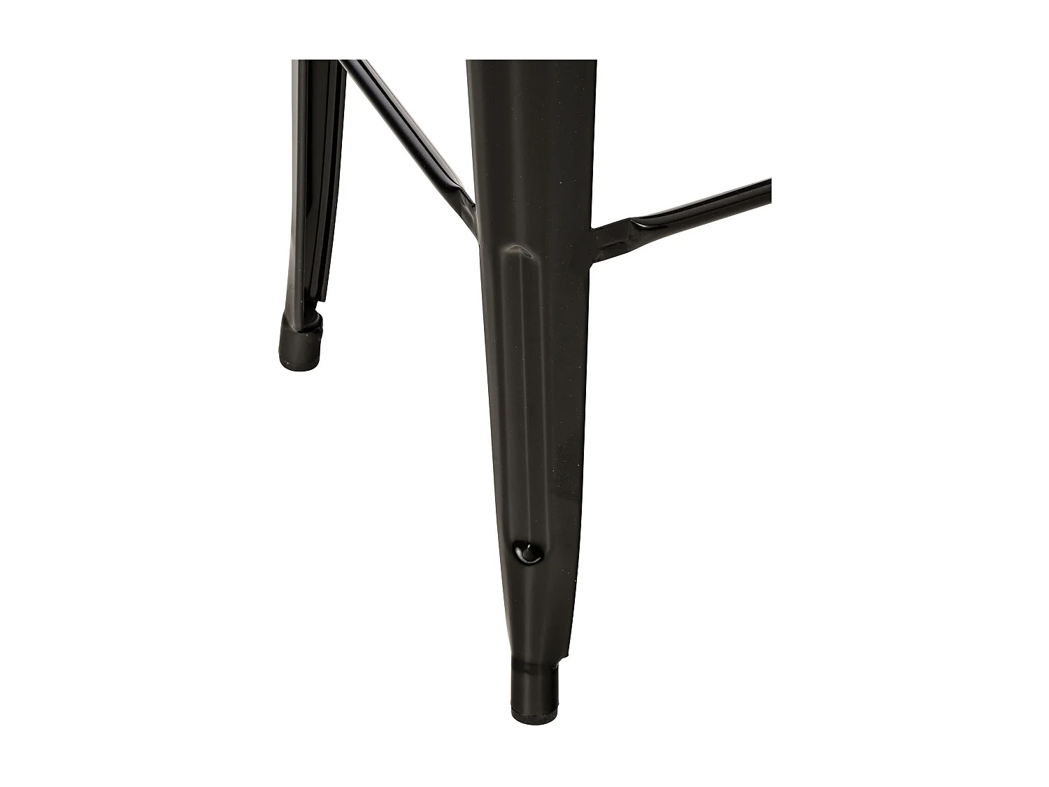 Conjunto de 4 bancos de bar Mason preto