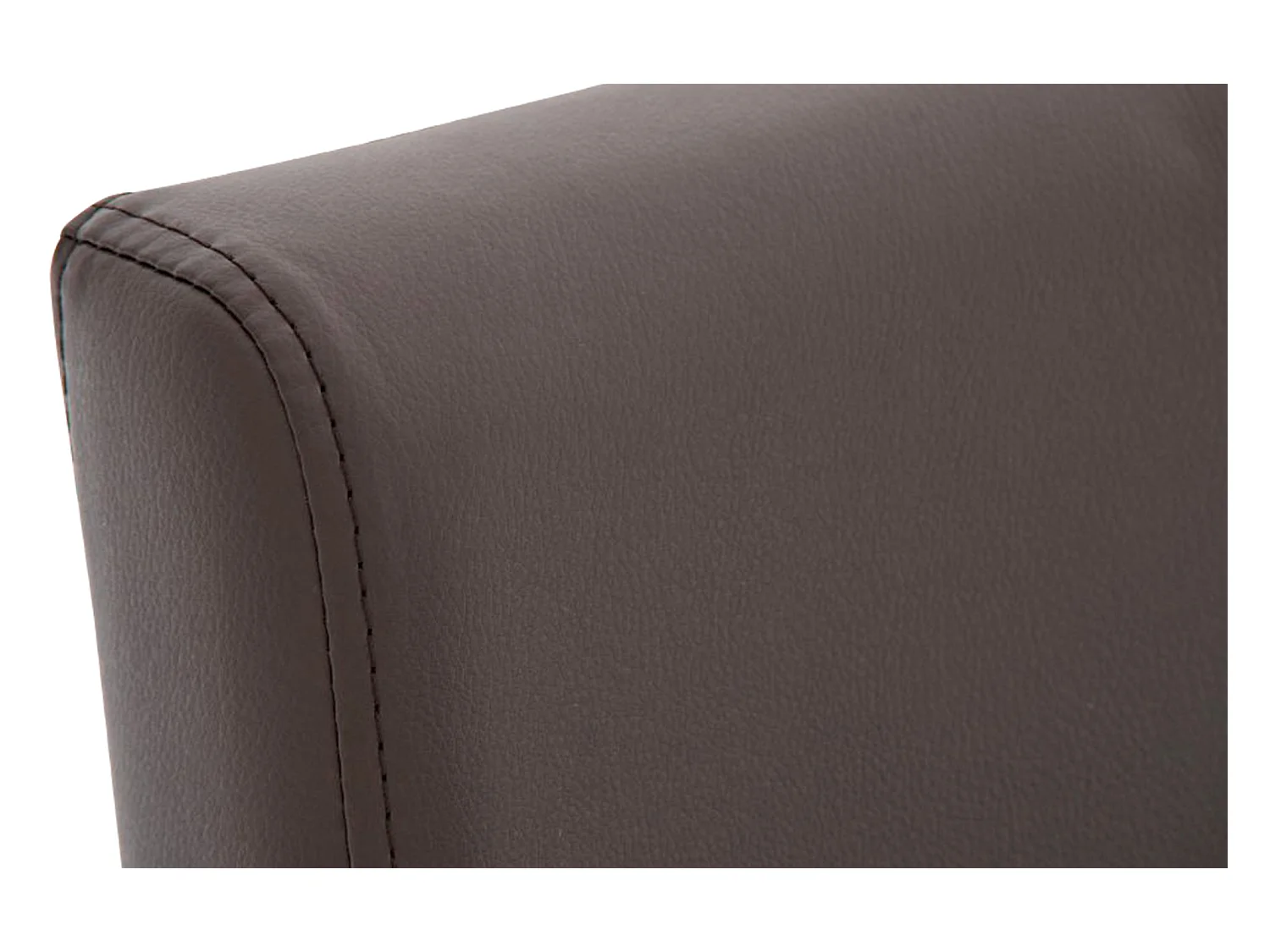 Lot de 2  Tabouret de bar - Similicuir - Marron - Paros