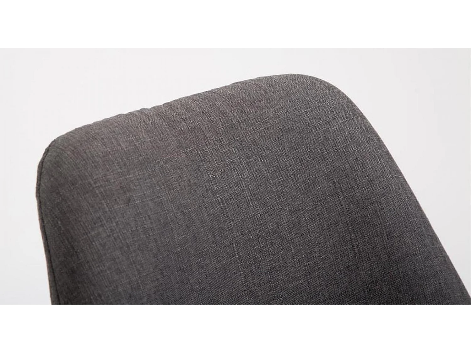 Lot de 2  Tabouret de bar - Tissu & Bois - Gris foncé - Metz