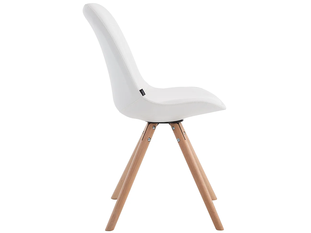 chaise salle à manger - Similicuir & Nature - Blanc - Laval