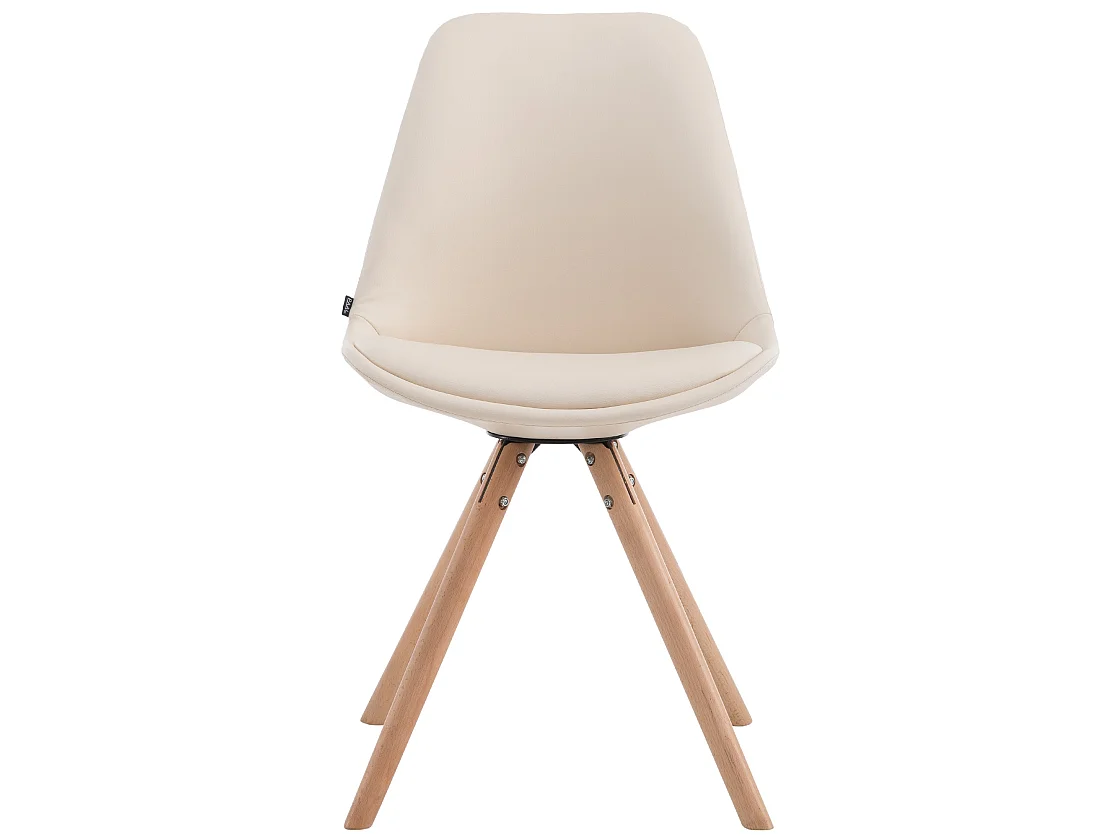 chaise salle à manger - Similicuir & Nature - Crème - Laval