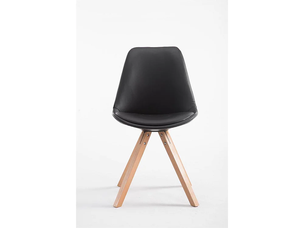 chaise salle à manger - Similicuir & Nature - Noir - Laval