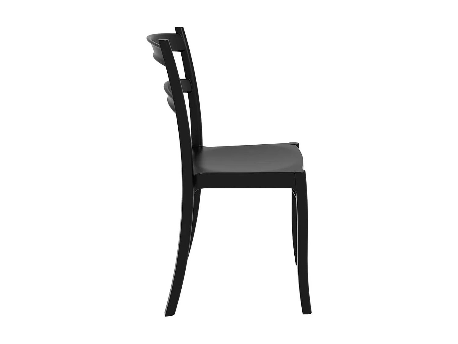 Tuinstoel - Kunststof & Kunststof - zwart - Tiffany