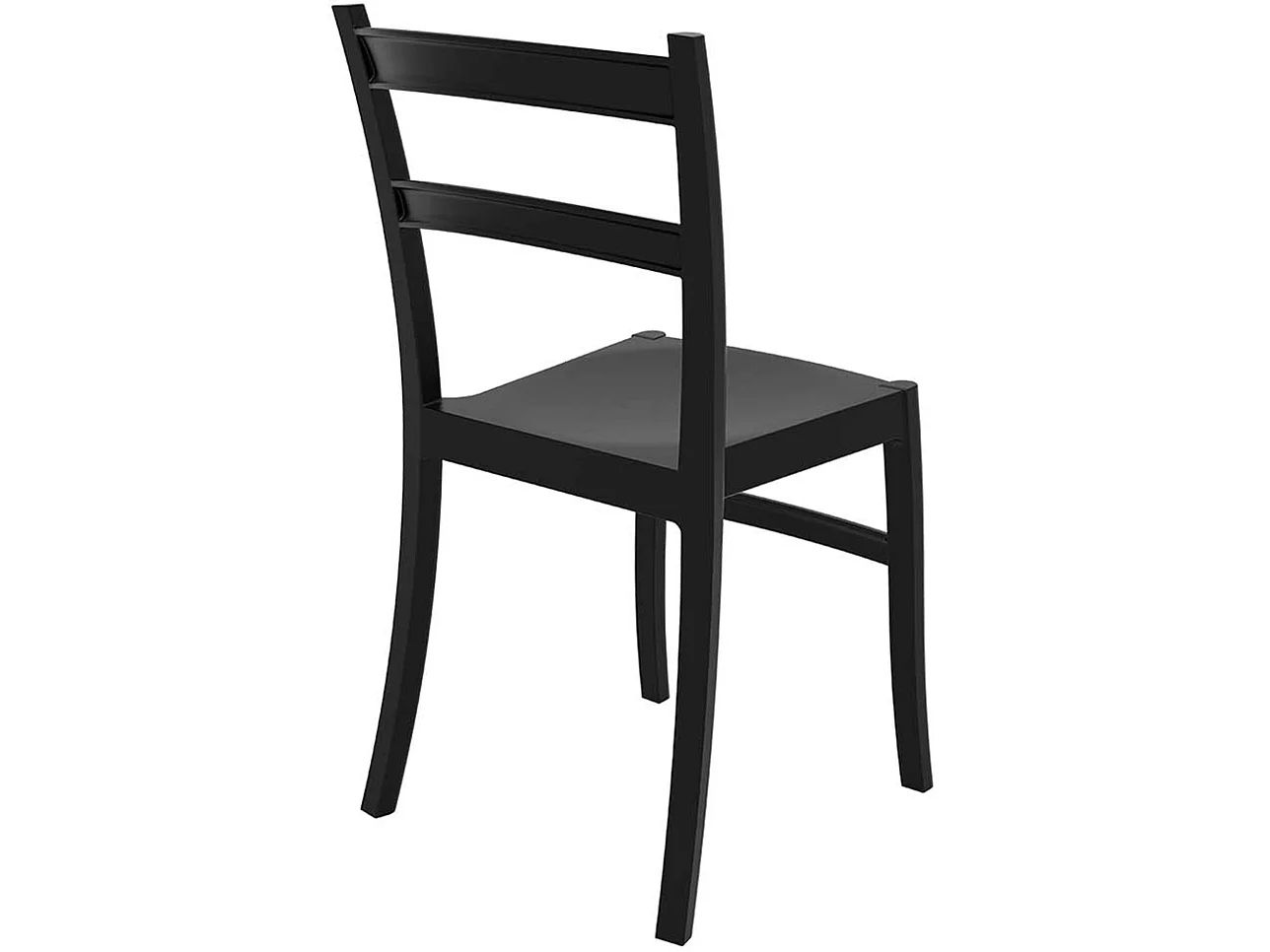 Chaises de jardin - Plastique & Plastique - Noir - Tiffany