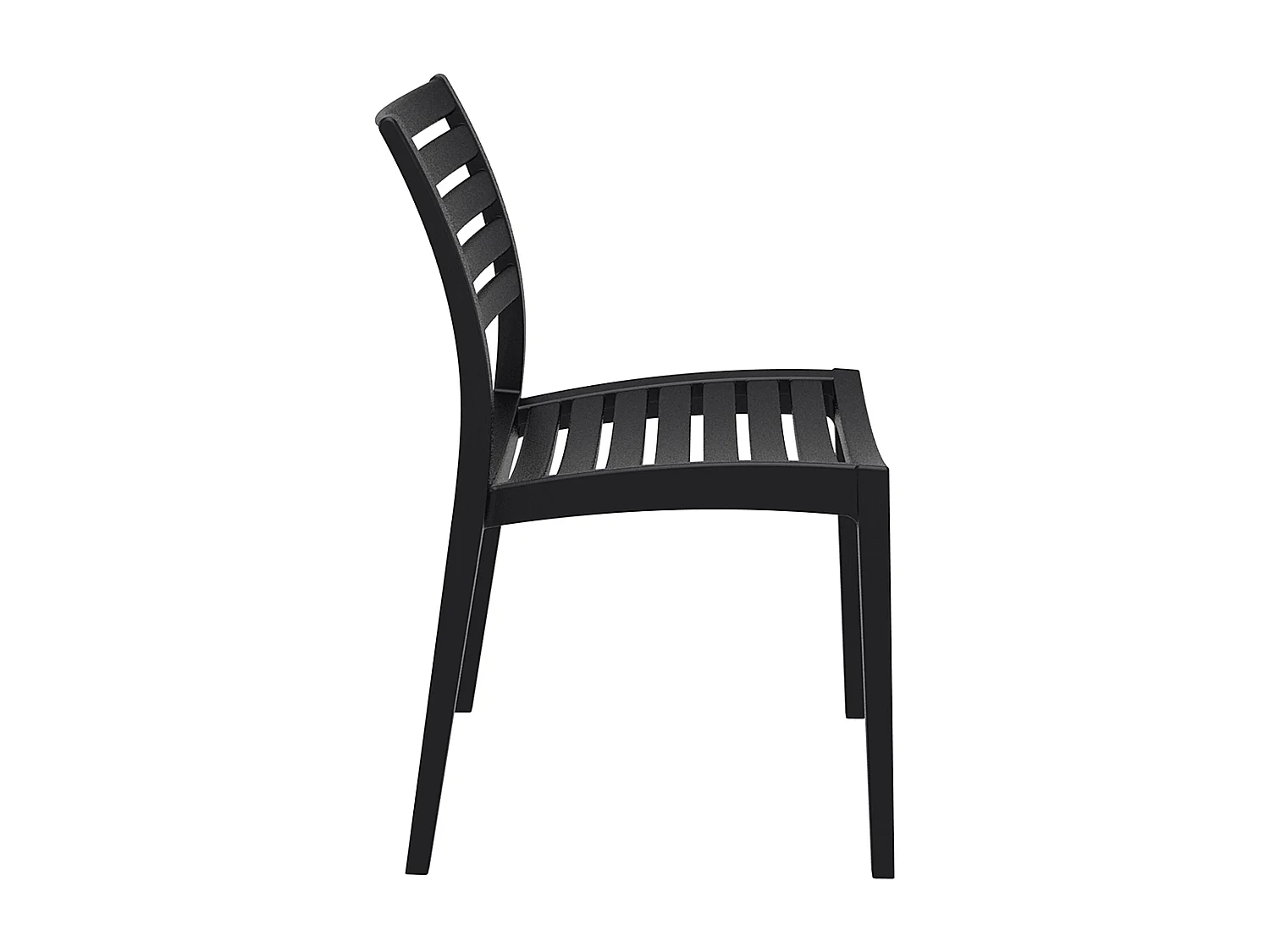 Chaises de jardin - Plastique & Plastique - Noir - Ares