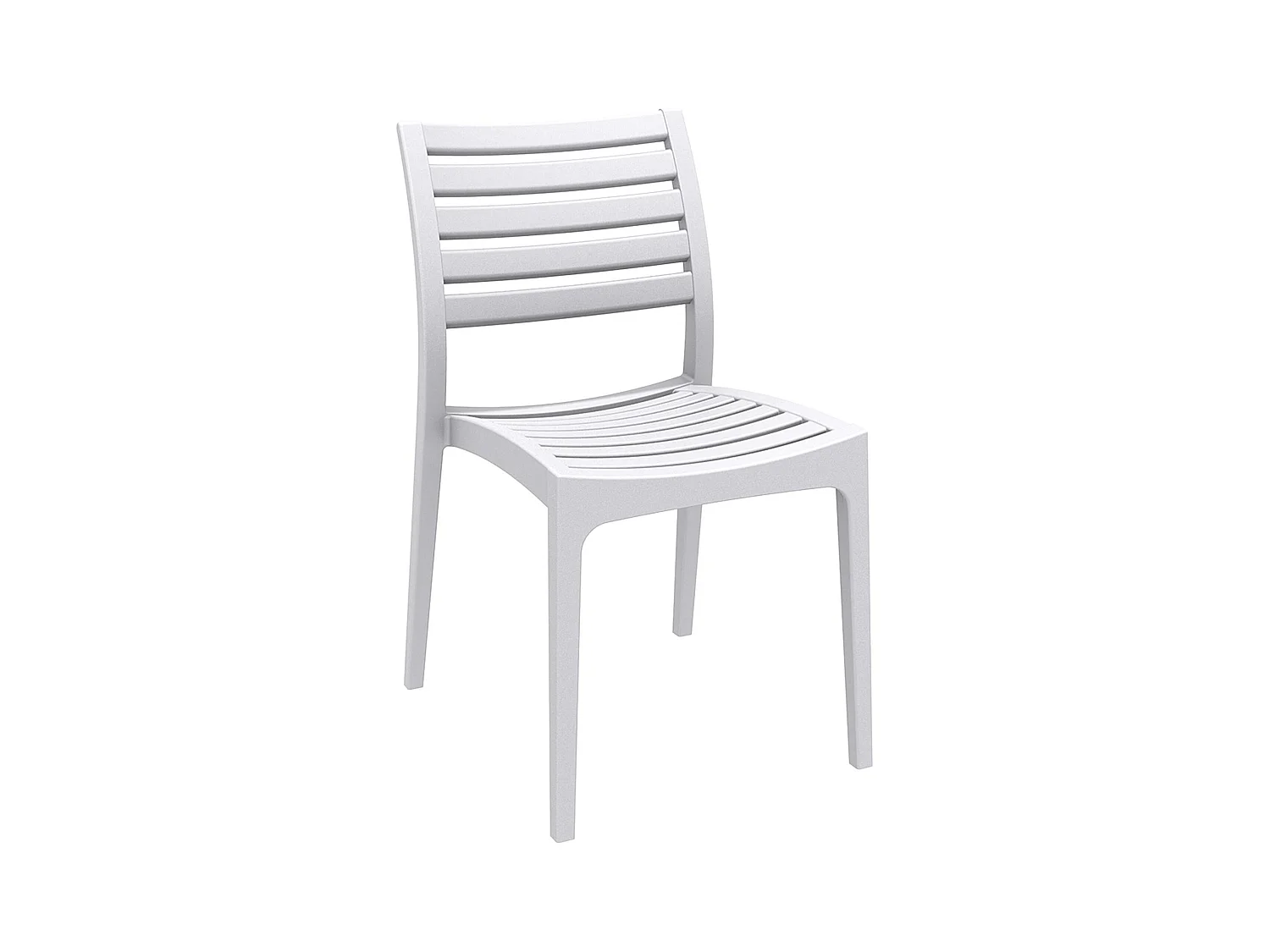 Chaises de jardin - Plastique & Plastique - Blanc - Ares