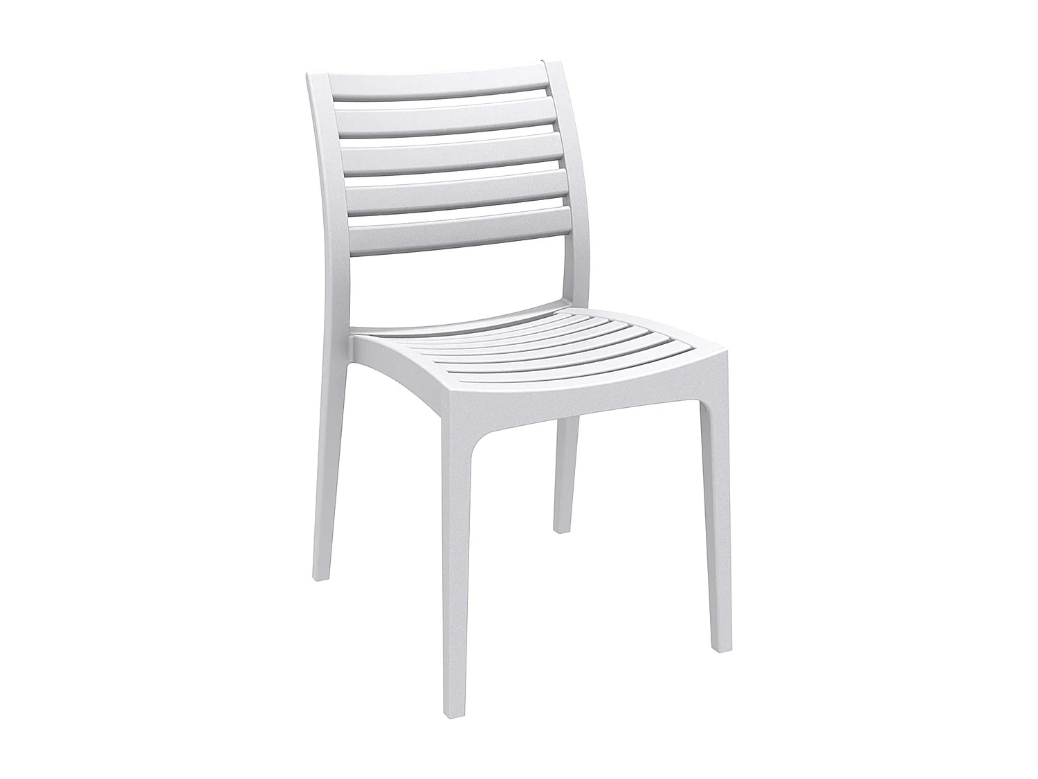Chaises de jardin - Plastique & Plastique - Blanc - Ares