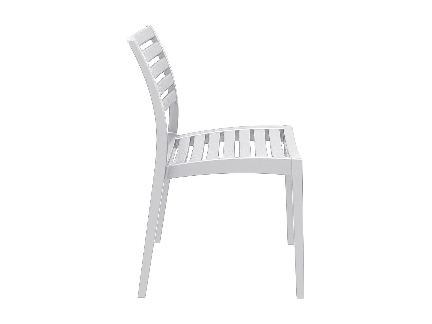 Chaises de jardin - Plastique & Plastique - Blanc - Ares