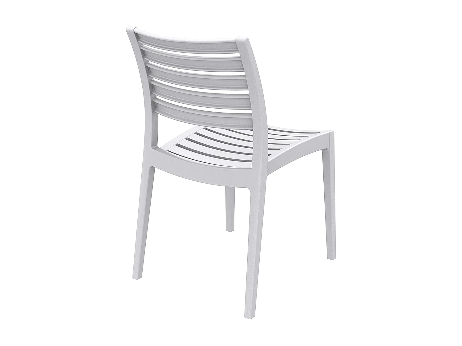Chaises de jardin - Plastique & Plastique - Blanc - Ares