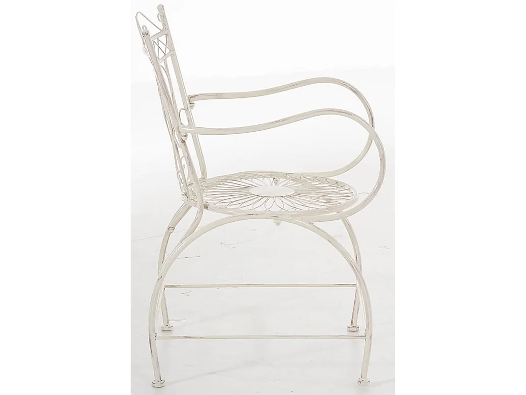 Set di 2  Sedia da giardino - Metallo & Metallo - crema antica - Sheela