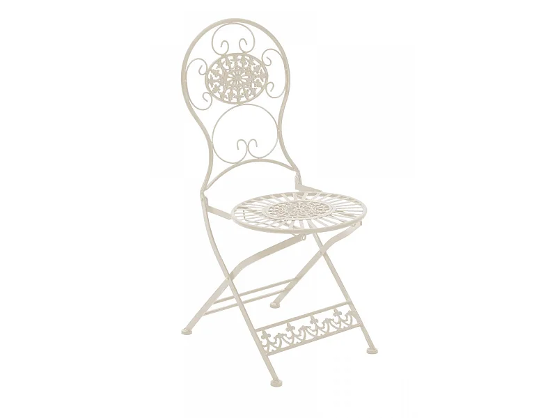 Chaises de jardin - Métal - Crème antique - Mani