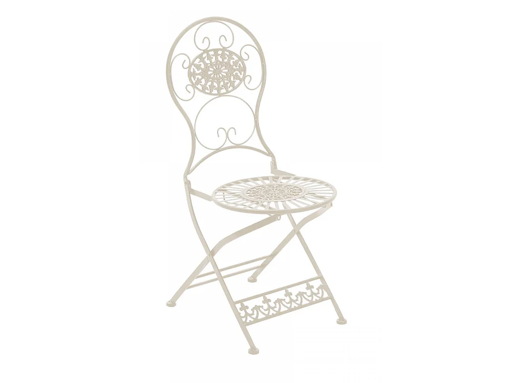 Chaises de jardin - Métal - Crème antique - Mani