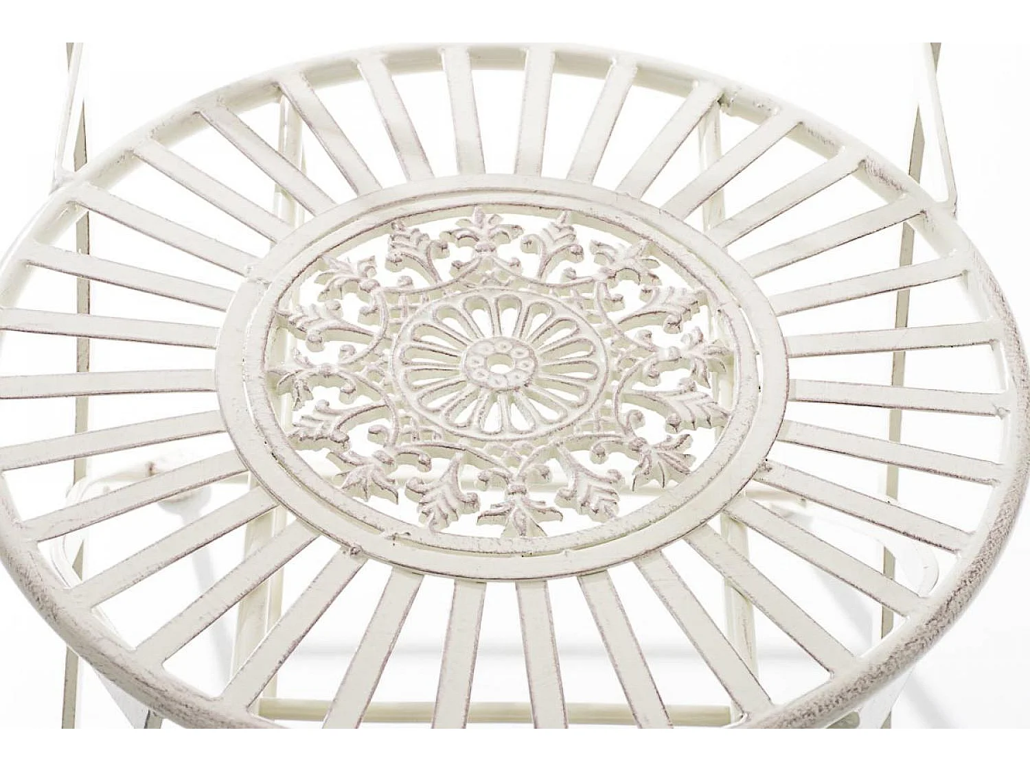 Chaises de jardin - Métal - Crème antique - Mani