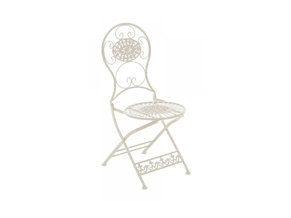 Chaises de jardin - Métal - Crème antique - Mani