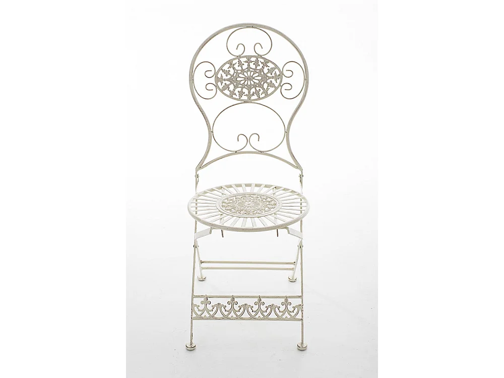 Chaises de jardin - Métal - Crème antique - Mani