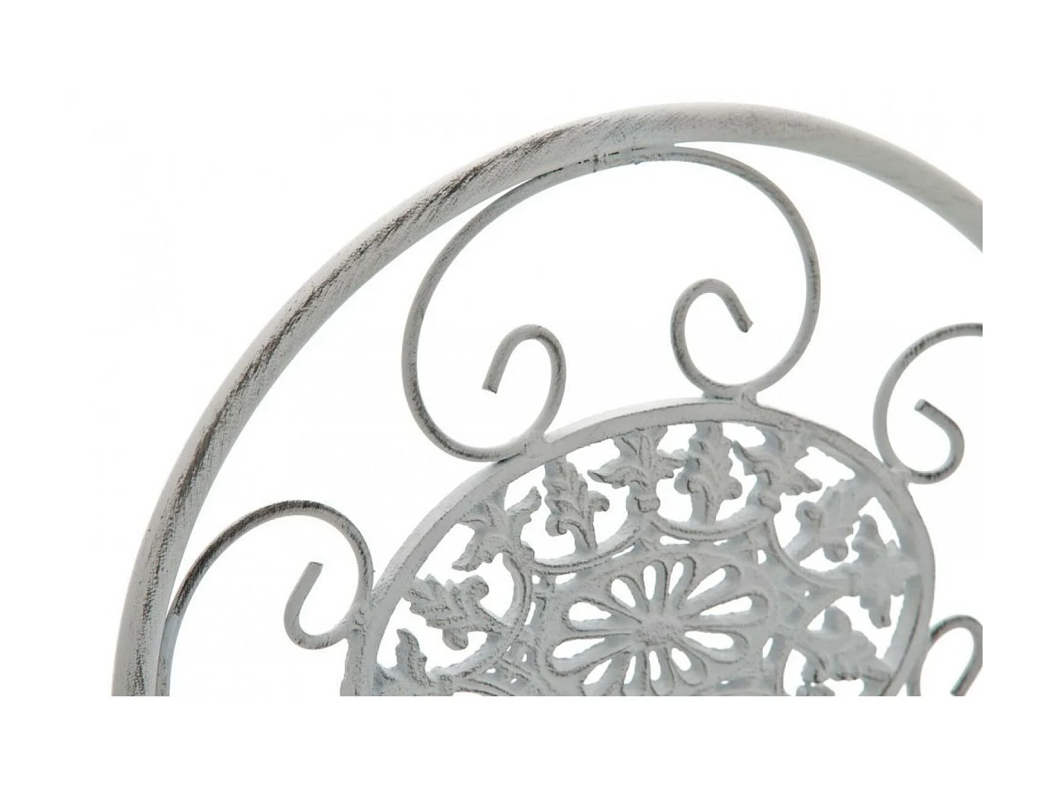 Chaises de jardin - Métal - Blanc antique - Mani