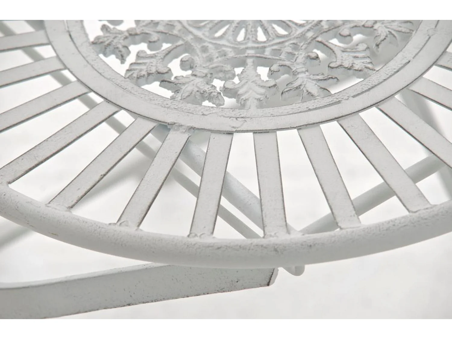 Chaises de jardin - Métal - Blanc antique - Mani