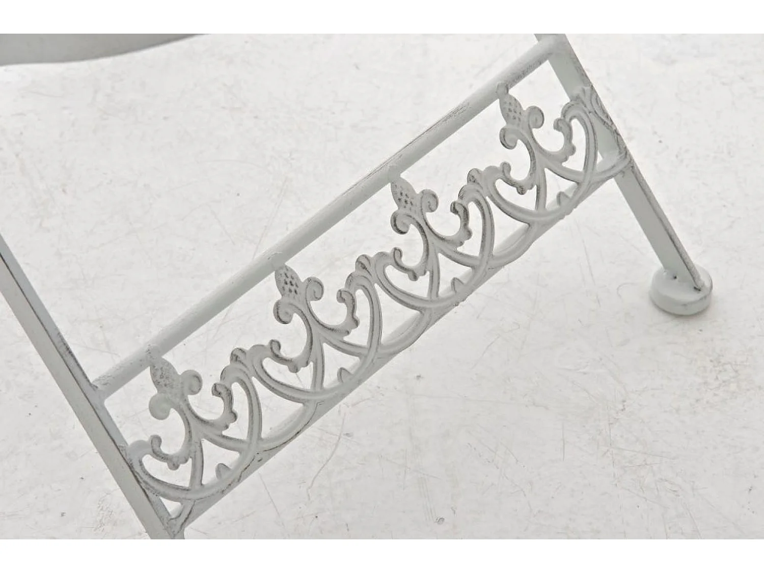 Chaises de jardin - Métal - Blanc antique - Mani