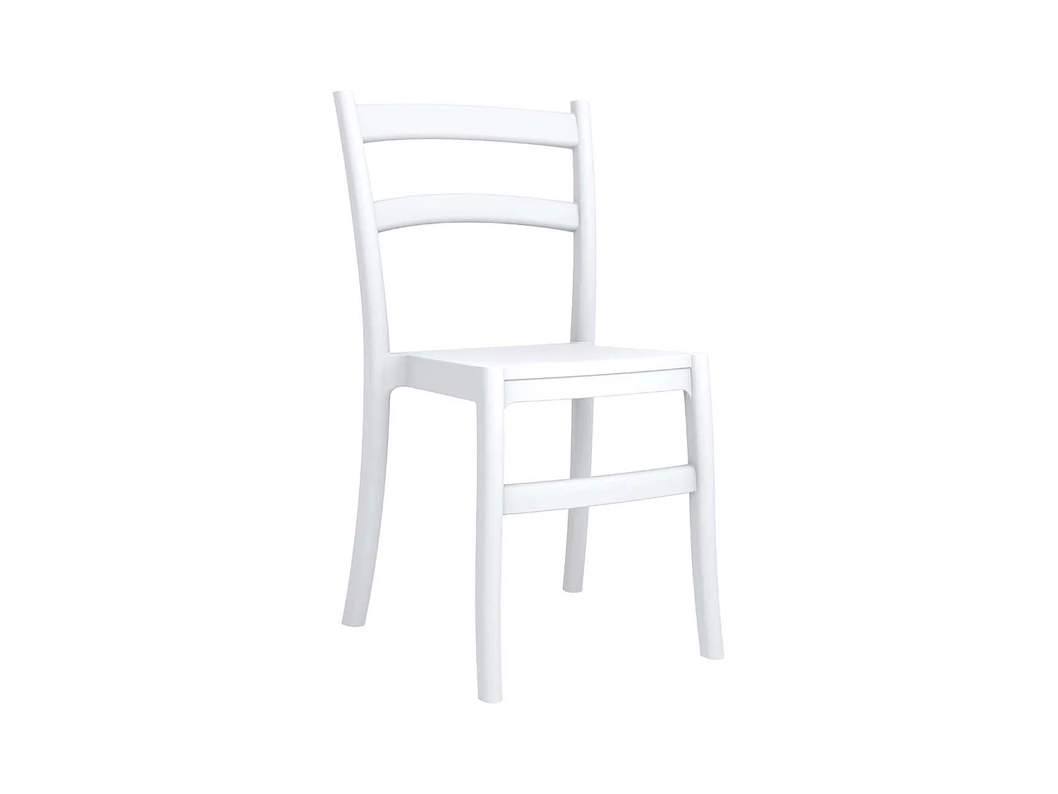 Chaises de jardin - Plastique & Plastique - Blanc - Tiffany