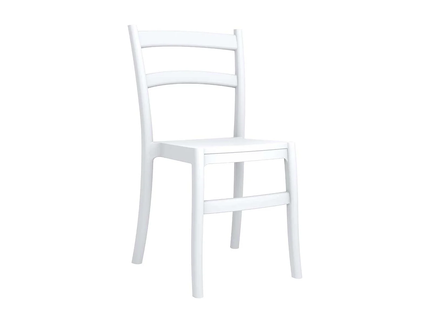 Chaises de jardin - Plastique & Plastique - Blanc - Tiffany