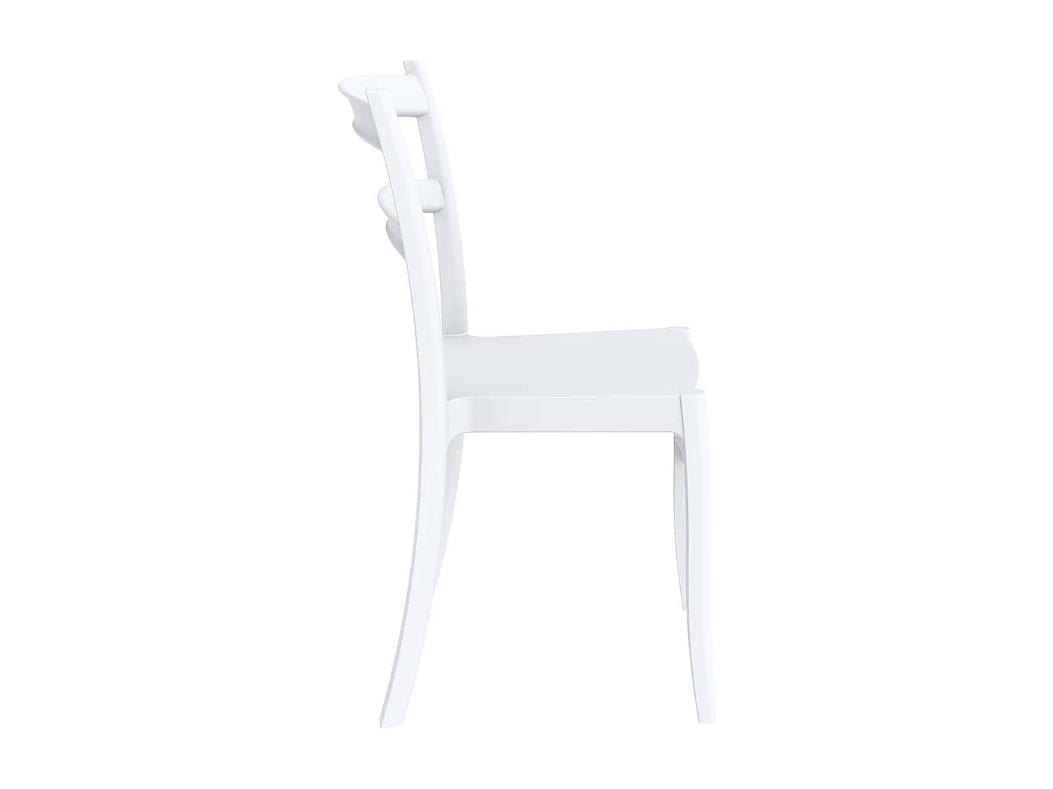 Chaises de jardin - Plastique & Plastique - Blanc - Tiffany
