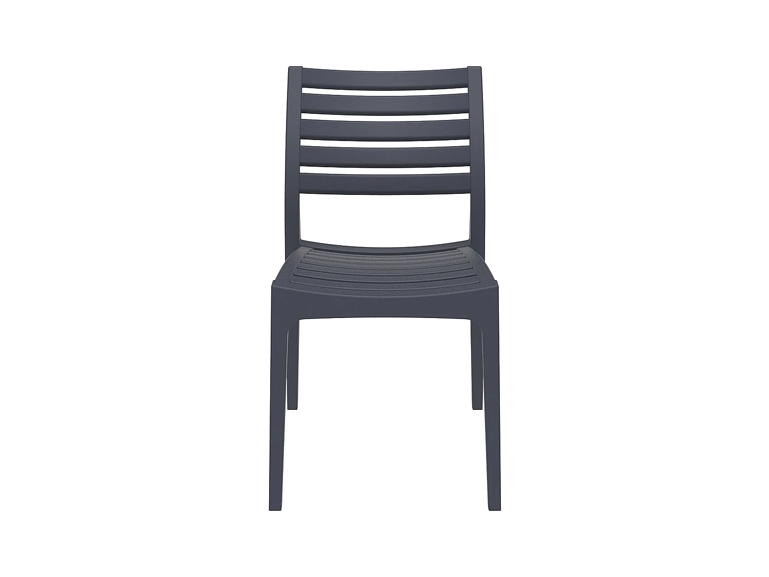 Chaises de jardin - Plastique & Plastique - Gris foncé - Ares