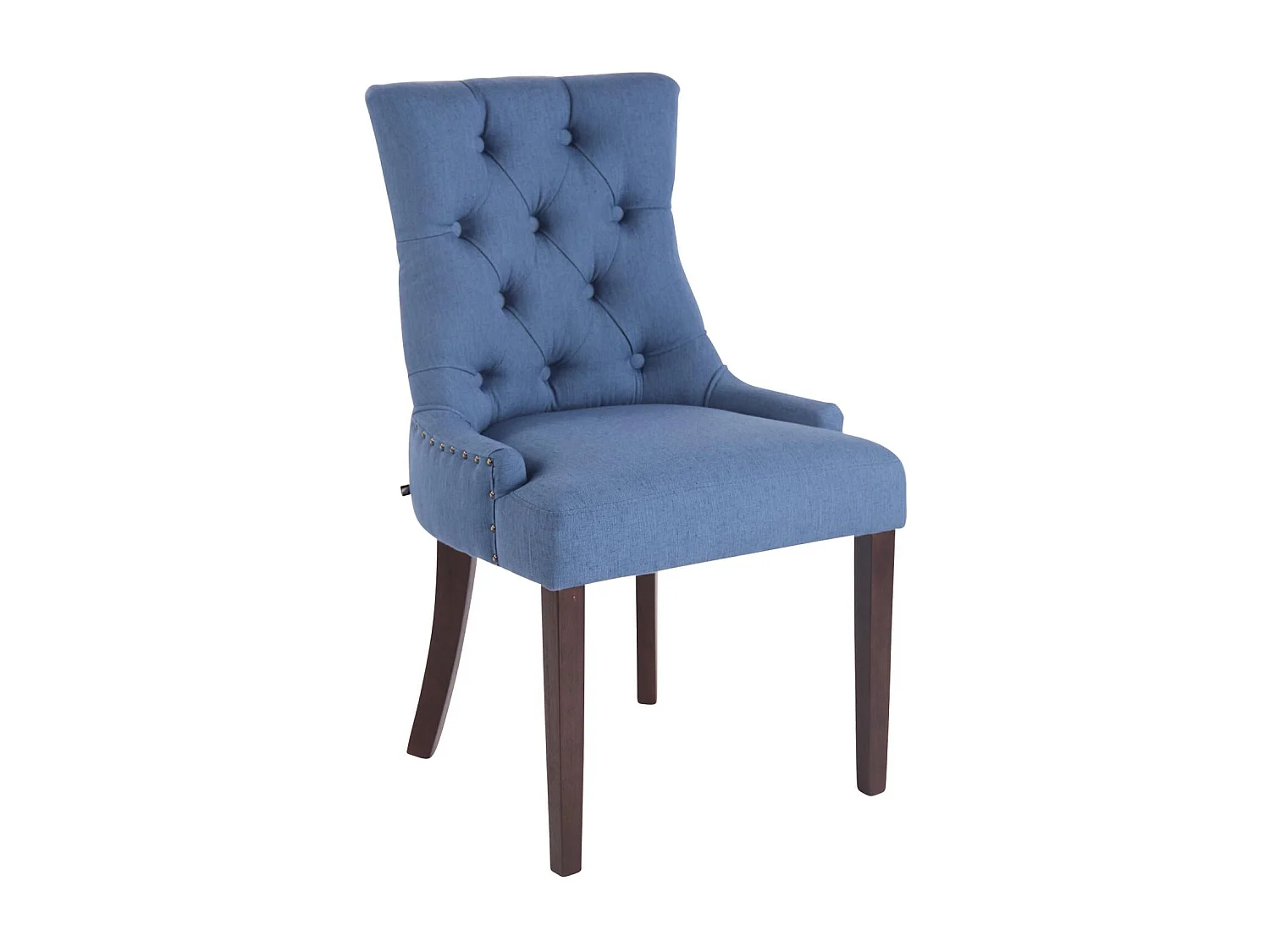 chaise salle à manger - Tissu & Antique - Bleu - Aberdeen