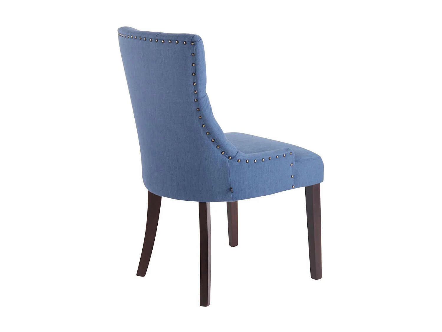 chaise salle à manger - Tissu & Antique - Bleu - Aberdeen
