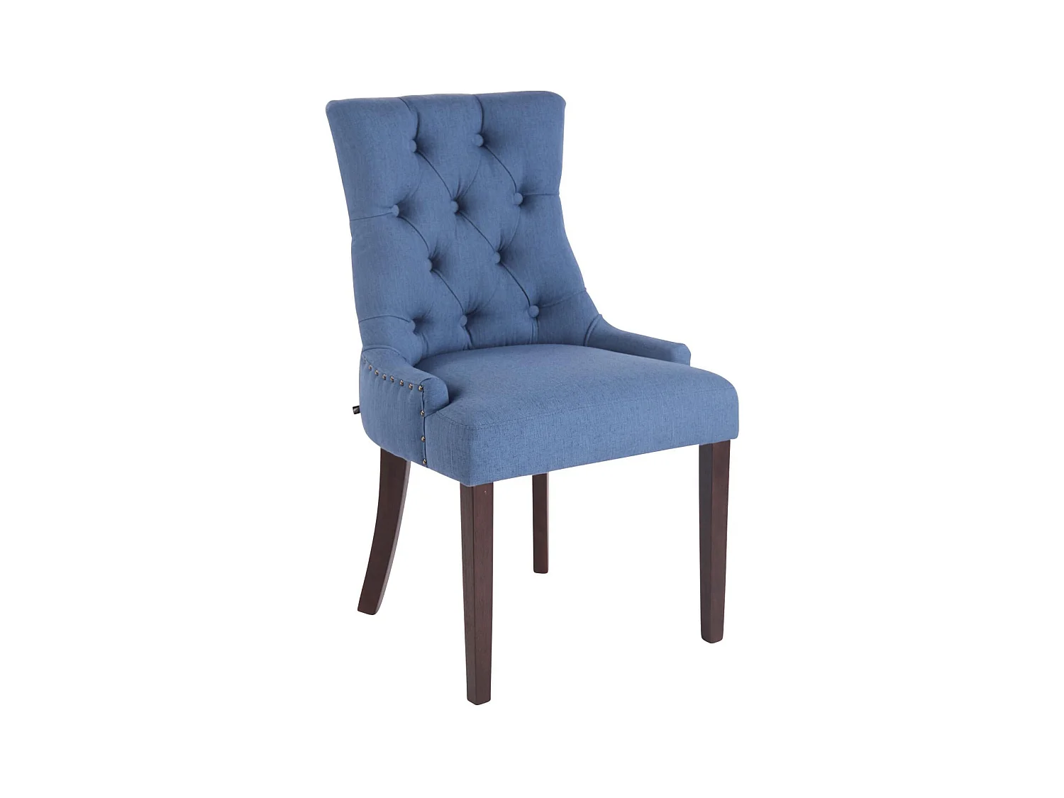 chaise salle à manger - Tissu & Antique - Bleu - Aberdeen