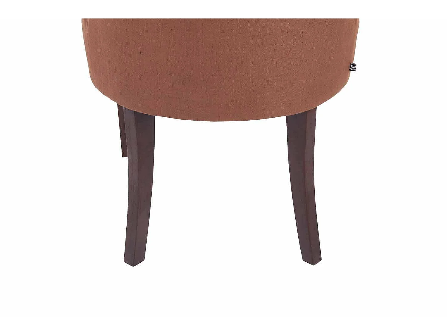 Chaise salle à manger - Tissu & Bois - Marron - Aberdeen