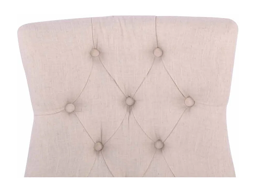 chaise salle à manger - Tissu & Antique - Crème - Aberdeen