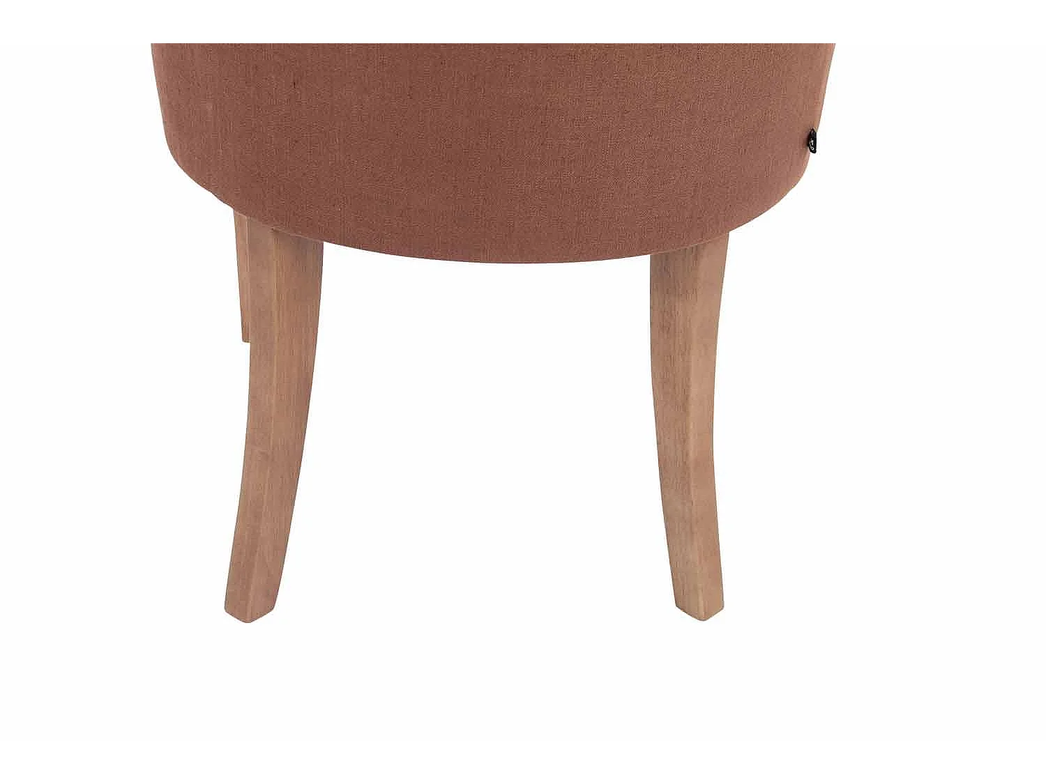 Chaise salle à manger - Tissu & Bois - Marron - Aberdeen