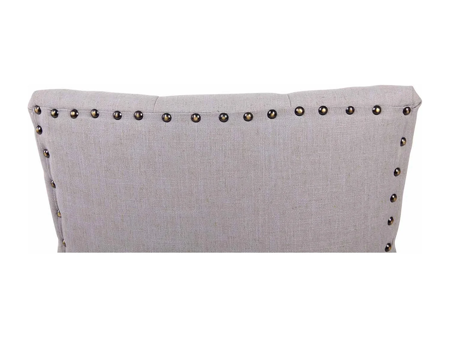 chaise salle à manger - Tissu & Antique clair - Gris - Aberdeen