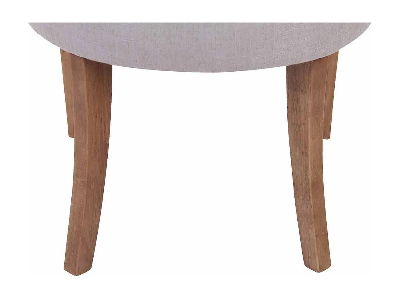 chaise salle à manger - Tissu & Antique clair - Gris - Aberdeen