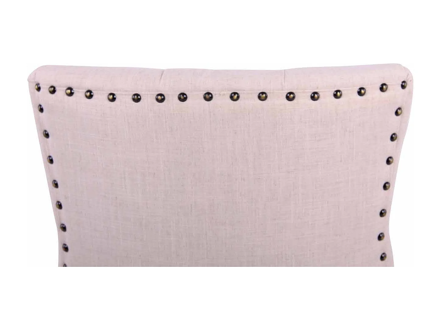 chaise salle à manger - Tissu & Antique clair - Crème - Aberdeen